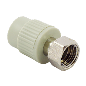 Муфта з накидною гайкою 20x3/4' ппр/латунь, VALTEC